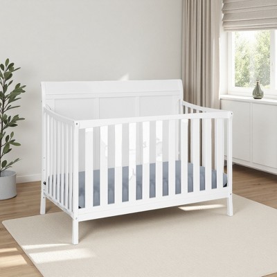 FURNIinspire Cribs Toddler Bed Baby Bedside Modern Bed Baby Crib, Multifunctional 4 In 1 Convertible Crib, Baby Products, White, 54"*31.5"*43"