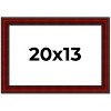 PosterPalooza | Weathered Red Picture Frame - UV Acrylic, Backing Board, Hanging Hardware Included - 2 of 4