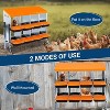 TackView Chicken Nesting Boxes for Laying Eggs, Metal Egg Laying Boxes with Bracket Legs, with Collecting Eggs Trays - 4 of 4