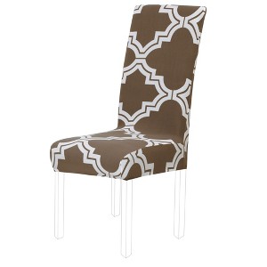 PiccoCasa Stool Stretch Spandex Short Dining Chair Slipcovers - 1 of 4