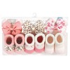 Hudson Baby Infant Girls Headband and Socks Giftset, Blush Rose, One Size - 2 of 4