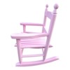 VisioGear Rocking Chair, Children's Rocking Chair with Armrests, Indoor or Outdoor Porch Rocker for Garden, Pink, 14.17"*18.90"*22.44" - 4 of 4