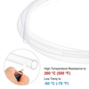 Unique Bargains Flexible Silicone Rubber Tube High Temp Water Air Hose Pipe for Pump - 4 of 4