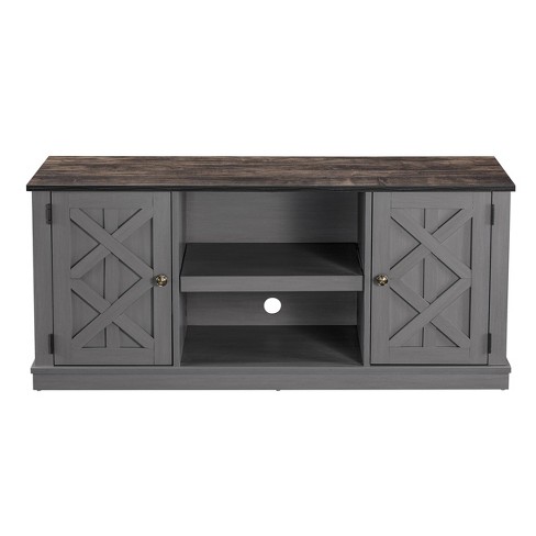 Two tone deals farmhouse tv stand