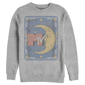 Men's MTV Moon Line Drawing Logo Sweatshirt - 1 of 3