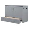 Full Size Murphy Bed with Drawer and USB Ports - 4 of 4