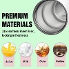 18 oz Spill Proof Coffee Mug with Rotary Lock Lid - Stainless Steel Insulated Tumbler for Commute, Office - 4 of 4