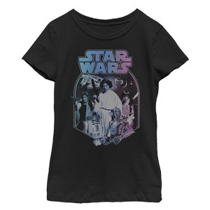 Girl's Star Wars Princess Leia Classic Entourage T-Shirt - 1 of 3