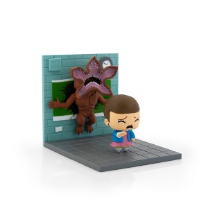 Loot Crate Stranger Things Eleven Vs. Demogorgon Exclusive Diorama | SuperEmoFriends Design - 1 of 4