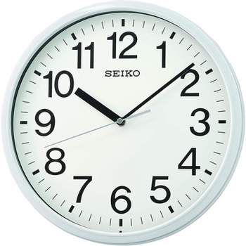 Seiko 12" Office Wall Clock, White