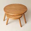 2pc Round Nested Coffee Tables: Rubberwood & MDF - Hearth & Hand™ with Magnolia - 4 of 4