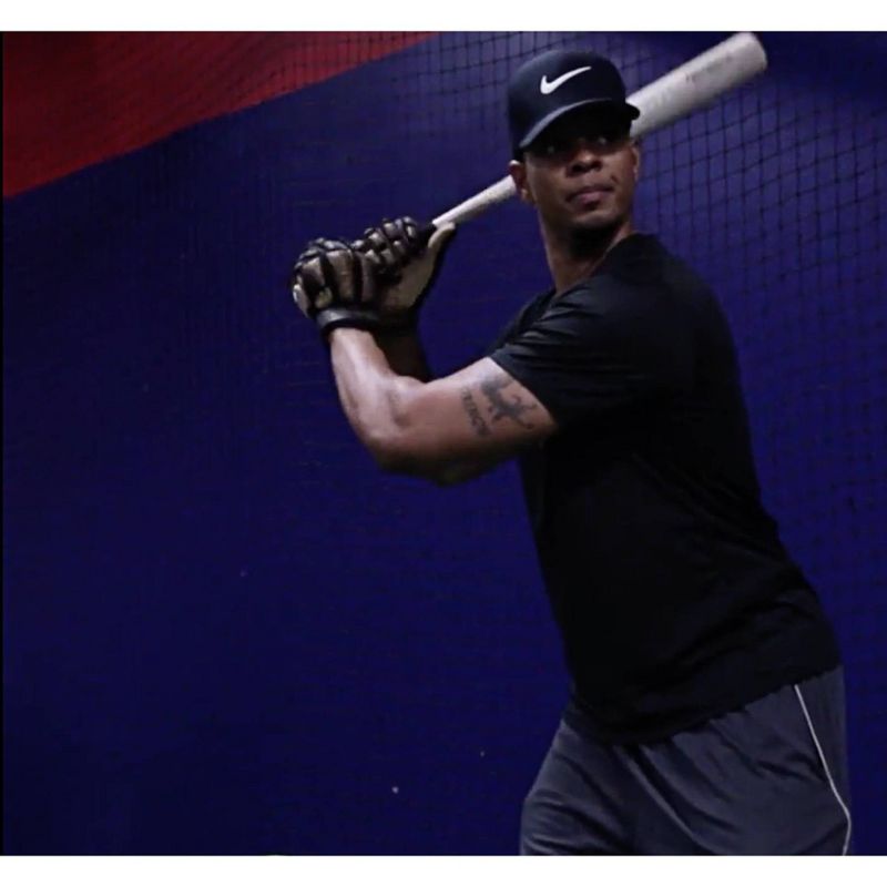 POWERHANDZ Pure Grip Weighted Baseball Batting Gloves - Black, 3 of 5