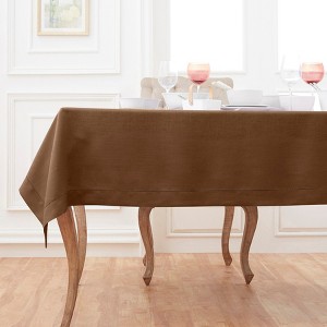 Solino Home Linen Tablecloth | Classic Hemstitch - 1 of 4