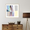 Amanti Art LTower23 5 Pastel by Cartissi Wood Framed Wall Art Print - 4 of 4