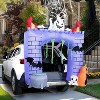 Joyfy 6FT Tall Halloween Inflatable Outdoor Decorations, Inflatable Haunted Castle with Built-in LEDs Trunk or Treat Car Decorations for Outside Decor - 4 of 4