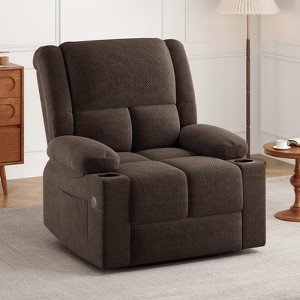 Lirago Power Lift Recliner Chair with Massage and Heat for Elderly USB Ports Cup Holders 350 lbs Weight Capacity Easy Assembly - 1 of 4