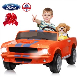 Joyracer Shelby 4WD 24 Volt Ride on Toys Cars for Kids, 2 Seats Electric Car with Remote Control, LED Lights, Music, Horn, Bluetooth, USB, Kids Gift - 1 of 4