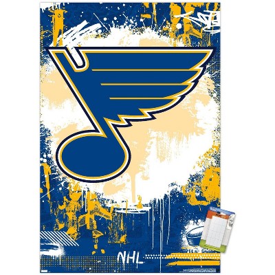  Trends International NHL St. Louis Blues - Logo 21 Wall Poster,  22.375 x 34, Unframed Version: Posters & Prints