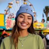 Dalix Espresso Martini Embroidered Beanie Food Warm Winter Knit Hat Women - 3 of 4