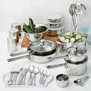LunaLulinlk Stainless Steel Cookware and Kitchen Combo Set - Complete Your Culinary Arsenal! - 1 of 4