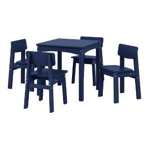 WestinTrends Treehouse Kids 5-Piece Modern HDPE Dining Table and Chairs Set - 1 of 4