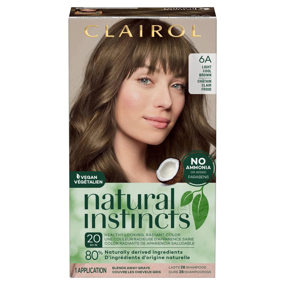 UPC 381519002984 product image for Natural Instincts Clairol Demi-Permanent Hair Color - 6A Light Cool Brown, Tweed | upcitemdb.com