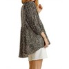 Women's Cheetah Babydoll Top - umgee - 2 of 4