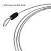 Unique Bargains Security Steel Cable Coated Luggage Lock Wire Rope with Double Loop - image 4 of 4