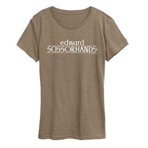 Women's - Edward Scissorhands - Edward Scissorhands Logo Short Sleeve Graphic T-Shirt - 1 of 3