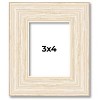 PosterPalooza | 3x4 Wide Barnwood Picture Frame, UV Acrylic, 6 Finishes - Grey, Brown, White, and Black - 2 of 4