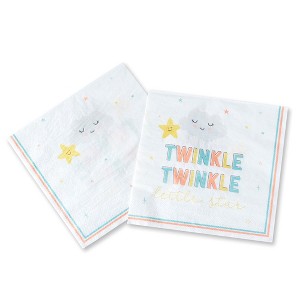 Kate Aspen Twinkle Twinkle 2 Ply Paper Napkins (Set of 120) | 28576NA - 1 of 4