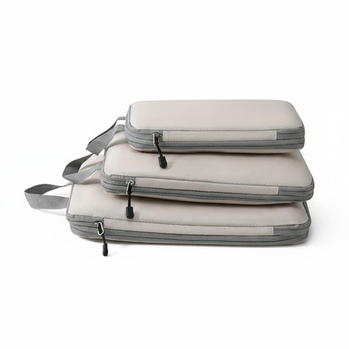 Alilang 3-Piece Compression Packing Cube Set with Zipper Closure and Carry Handles Design - thumbnail 7