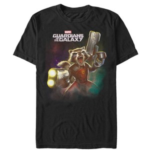 Men's Marvel Guardians of the Galaxy Rocket Space T-Shirt - 1 of 4
