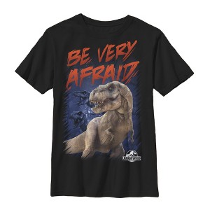 Boy's Jurassic World Be Very Afraid T-Shirt - 1 of 4