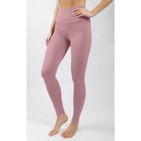 90 Degree By Reflex Interlink Faux Leather High Waist Cire Ankle Legging -  Potent Purple - Small