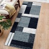 Machine Washable Area Rug, Modern Geometric Non-Slip Non-Shedding Low Pile Foldable Ultra-Soft Carpet for Bedroom Living Room Dorm - 3 of 4
