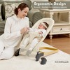Grungis Ergonomic Baby Bouncer,Foldable Baby Bouncer Seat with 3 Height Adjustments,Portable Newborn Rocker for Babies 0-6 Months Mesh - 4 of 4