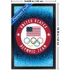 Trends International Team USA: 2026 Winter Olympics (Milan) - Logo Framed Wall Poster Prints - 3 of 4