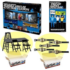 Ultimate Wrestling Figure Collectors Set for WWE & AEW Action Figures - 1 of 4