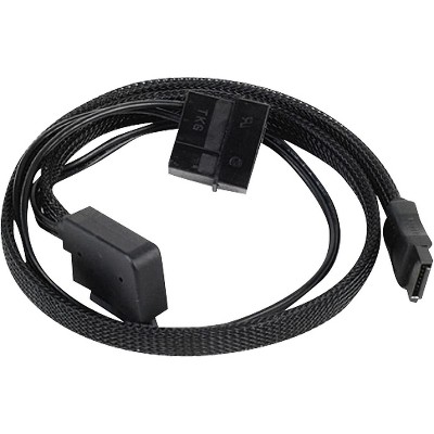 SilverStone Technology Black slim ODD slim-SATA to SATA adapter cable