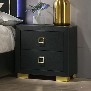 Sapphtopaz Night Stand with Drawers and Handles Wood Nightstand Entryway Table for Bedroom, Living Room - 1 of 4