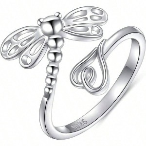 Sterling Silver Open Animal Rings for Women Resizable - 1 of 4