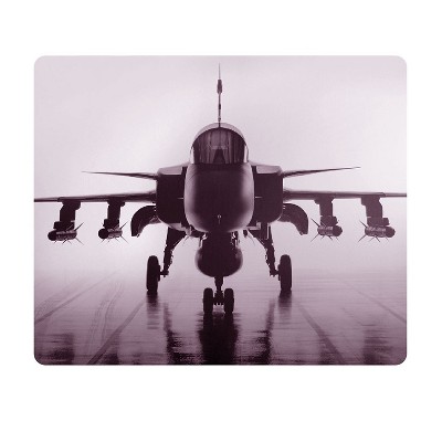 OTM Essentials Rugged Prints Rectangular Black Mouse Pad Airplane Print (73196857759) 731969577592