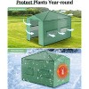 Acekool 8x12FT Pop-Up Greenhouse - Portable Grow Tent with PE Cover, Mesh Windows & Roll-Up Door - 2 of 4