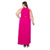 L I V D Women's Alexis Halter Neck Maxi Dress - 3 of 3