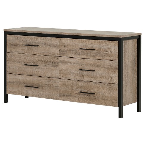 Munich Dresser Weathered Oak South Shore Target