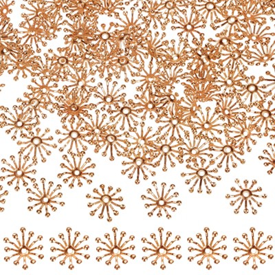 Unique Bargains Metal Durable Multipurpose jewelry-making-end-caps 100 Pcs