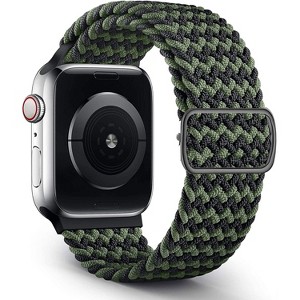 HTUTWOOO Braided Bands With Magnetic Clasp Compatible with Apple Watch Band 38mm 40mm 41mm 42mm 44mm 45mm 46mm 49mm, for Women Men - 1 of 4
