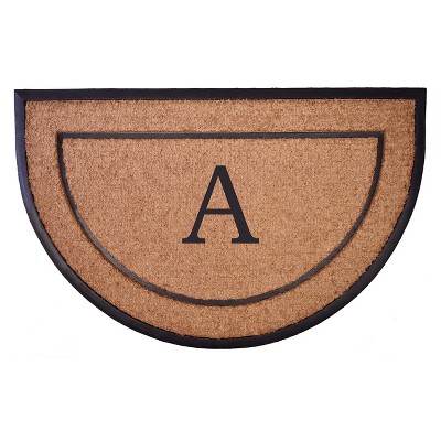 Calloway Mills 106573048A The General Monogram Doormat 30 In. x 48 In. Letter A