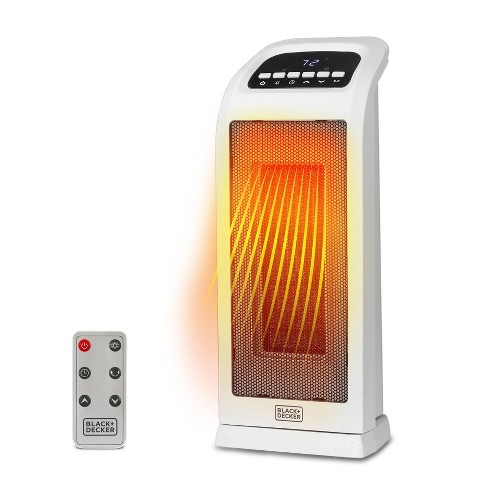 Black+decker Oscillating Digital Controls Ceramic Tower Heater : Target